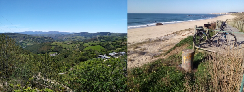 Diferentes paisajes en el Camino